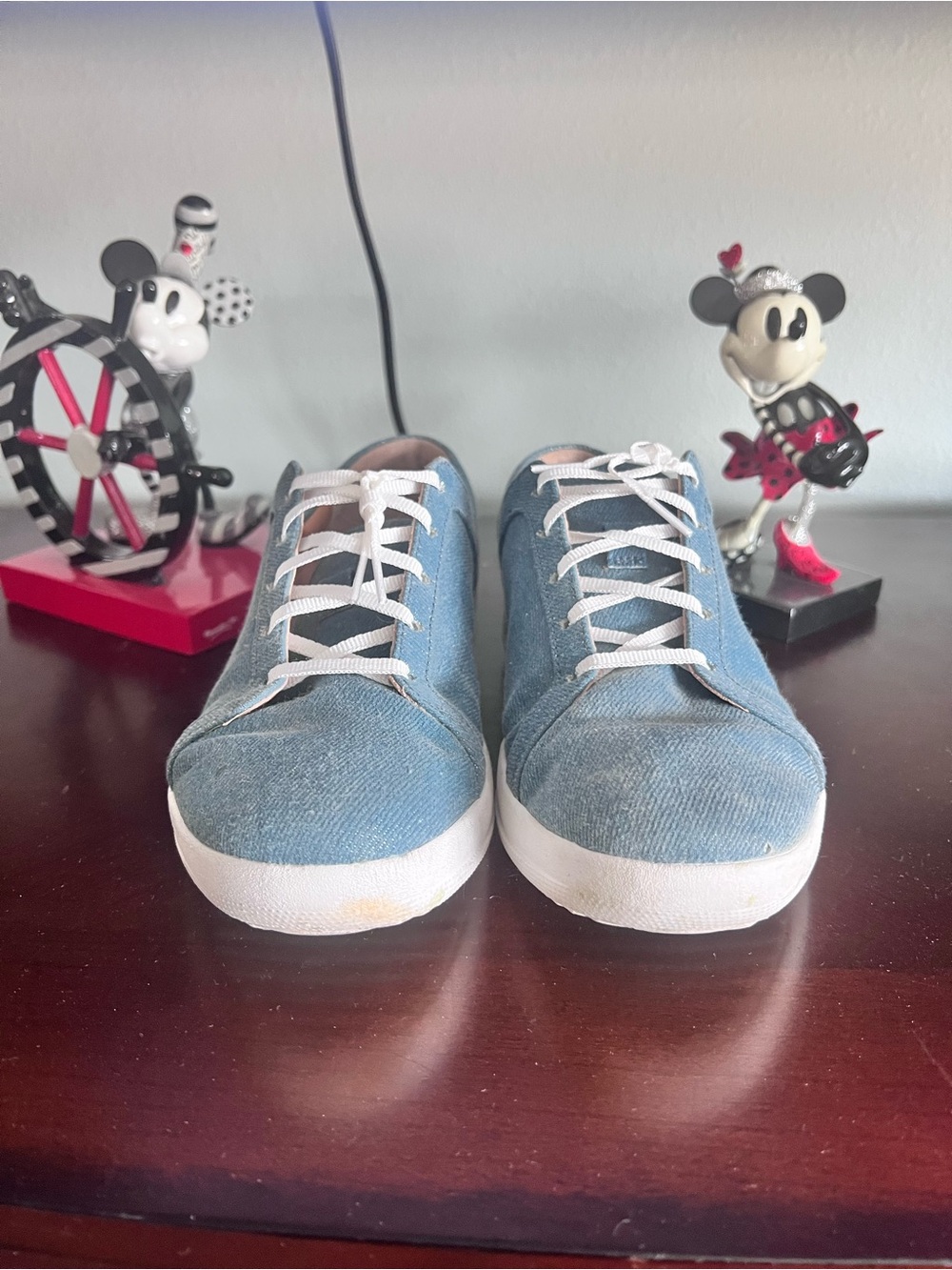 Fitflop Blue Denim Sneakers size 6
